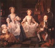 William Hogarth The Graham Children oil painting